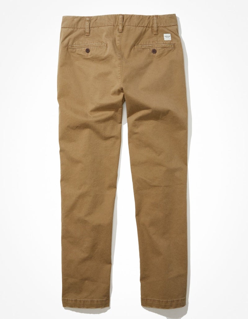 American Eagle AE Flex Original Straight Lived-In Khaki Pant - Image 5