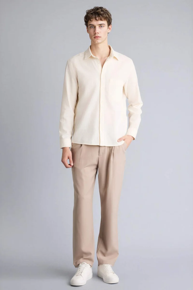 DeFacto 100% Cotton Shirt