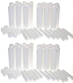 Wild Essentials Essential Oil Inhaler Tubes, Sticks (24 Pack), Wicks, Aromatherapy On The Go, Compact, Lightweight, Made in USA, Thick Medical Grade Plastic, Portable, Degradation Resistant, Premium