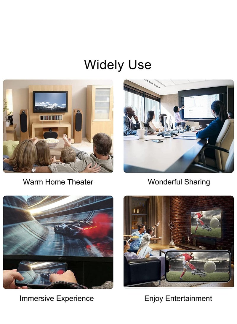HDMI Adapter for iPhone to TV,iPad to HDMI,1080P HD Digital AV Adapter(No Need Power) Video & Audio Sync Screen Connector Compatibility with iPhone 14/13/12/11/X/8/iPad/to HDTV,Projector, Monitor. - Image 4