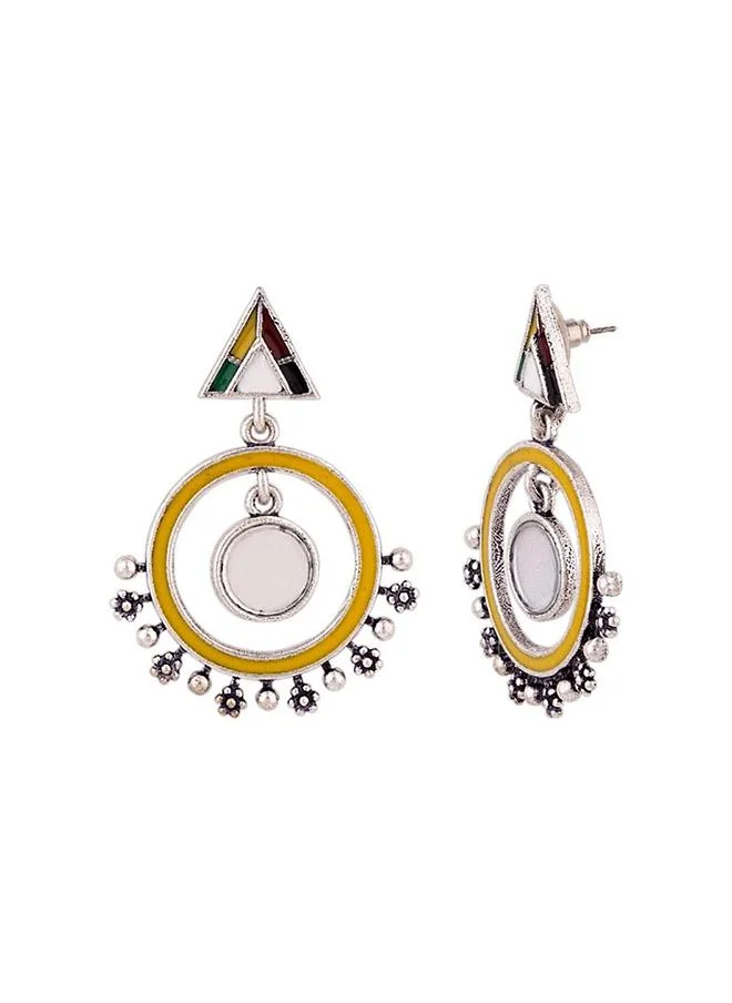 VOYLLA Rabaari Triangles and Circles Earrings