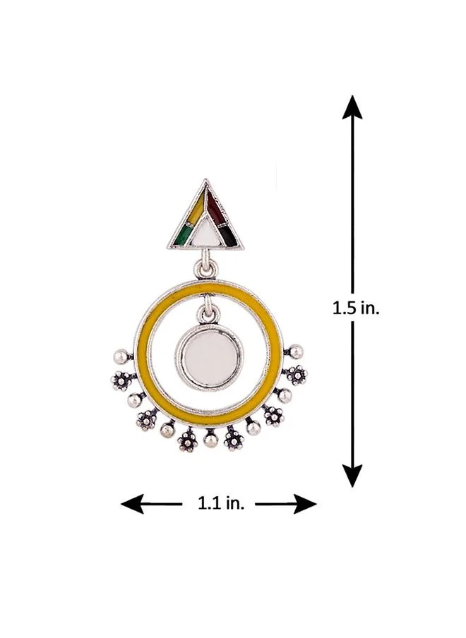 VOYLLA Rabaari Triangles and Circles Earrings