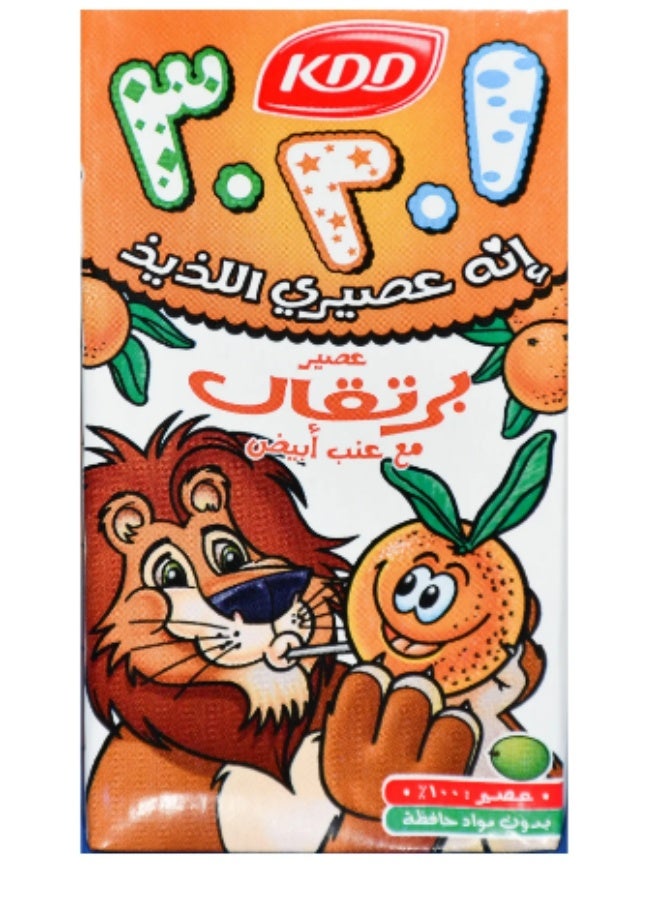 كي دي دي عصير كي دي دي برتقال وعنب – 125 مل (مجموعة من 6 قطع) – مزيج منعش من الفواكه الطبيعية بدون مواد حافظة - Image 3