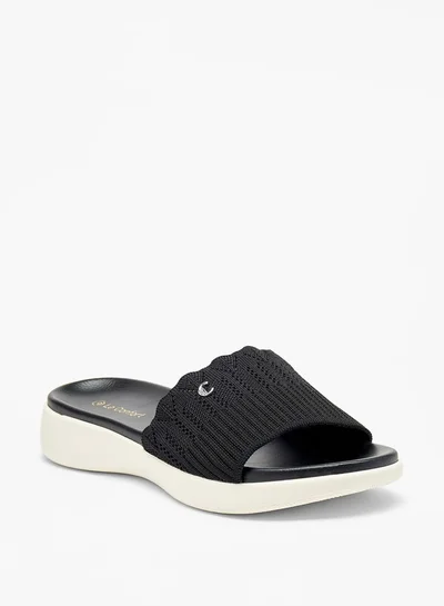 لو كونفورت Textured Slip-On Flatform Sandals