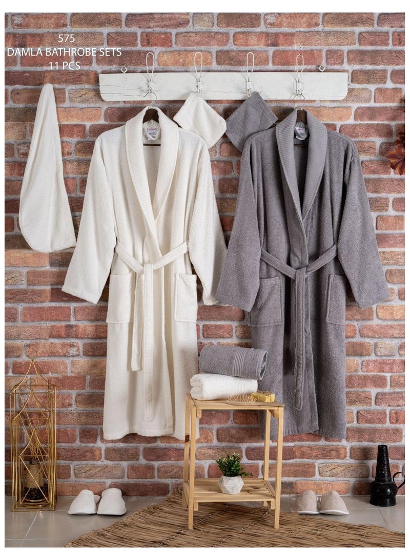 Turkish cotton bathrobe 11 pieces