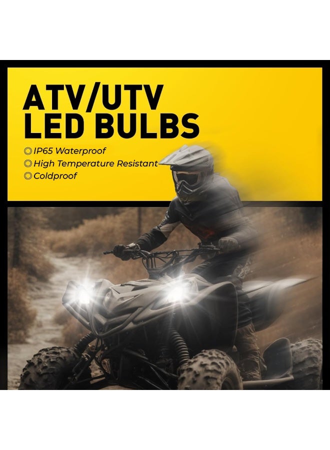Spider 9005 LED Headlight Bulbs 130W 30000LM 6500K Cool White Super-Focused Beam IP65 Waterproof Aviation Aluminum 6063 DC12V–24V Long Lifespan >30000Hrs All Weather Low Beam Cut-off Line High Power Car & Motorcycle LED Conversion Kit - Image 3