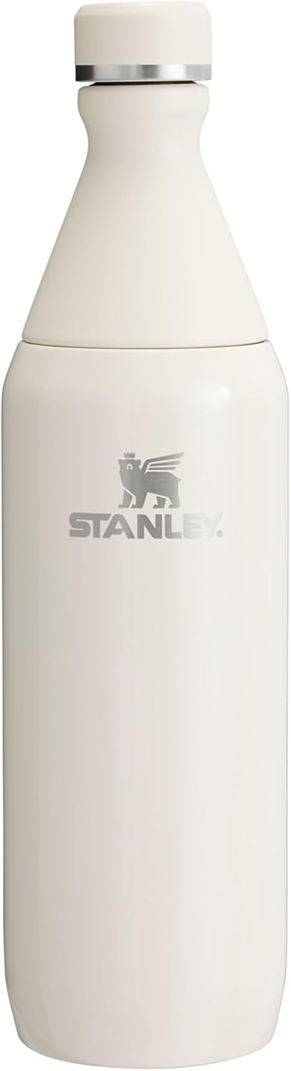 STANLEY 1913 The All Day Slim Sports Water Bottle 0.6L - Cream - Image 1
