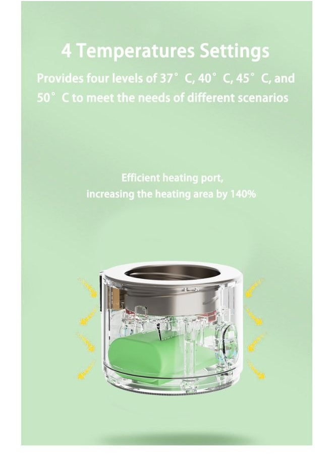 Be a better mom - Portable Smart Baby Bottle Warmer Dual Function for Defrosting Warm Milk Heater & Thaw for Formula Breastmilk Keep Warm with Smart Temperature Control BPA Free - Image 1