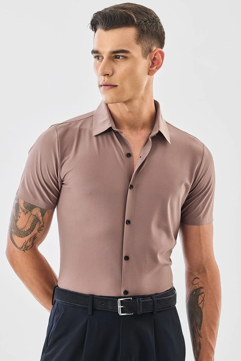 SNITCH Slim Fit Stretch Technical Shirt