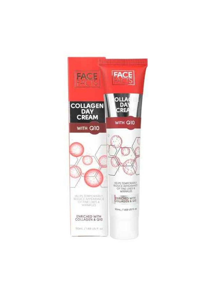 facefacts - Collagen Day Cream With Q10 To Moisturize The Skin 50 Ml - Image 1