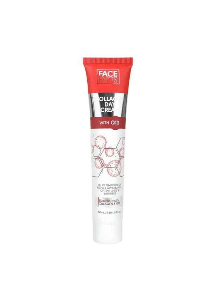 facefacts - Collagen Day Cream With Q10 To Moisturize The Skin 50 Ml - Image 1