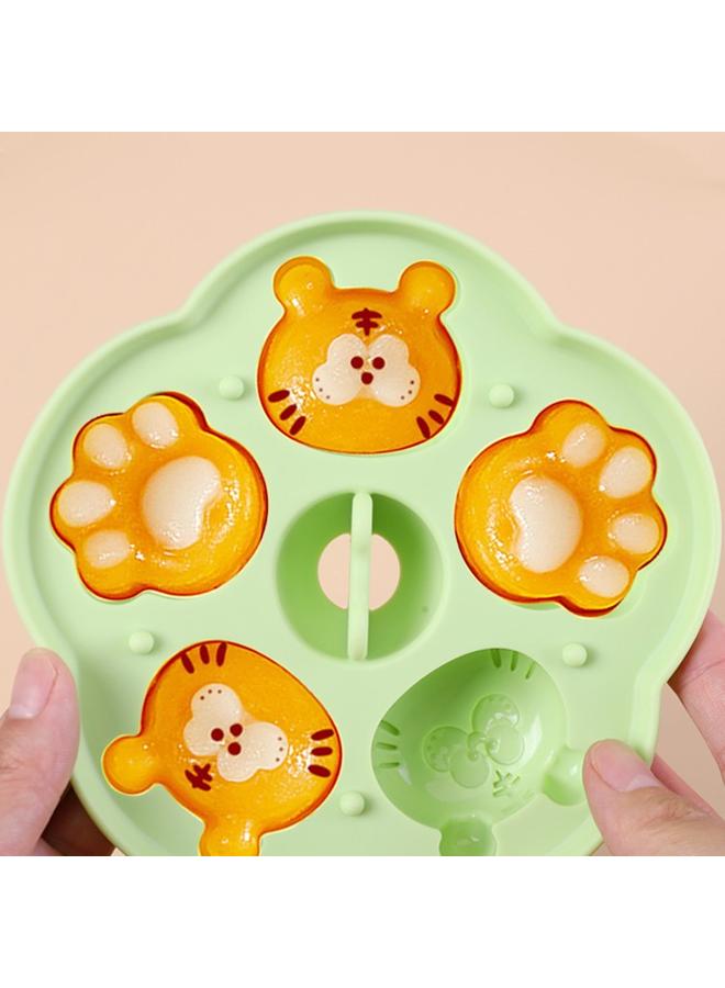 Bluejw Baby Food Supplemented Silicone Mold Steamed Cake Rice Cake Mills Cake Jelly Model Baking Cake Cartoon Grinder White Resistant - Image 2