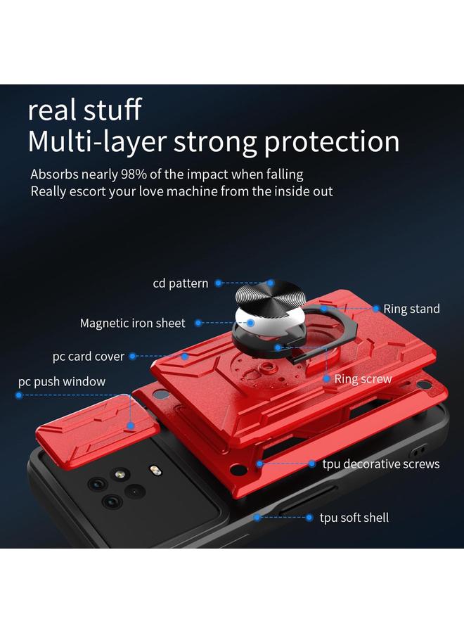 S-TOP Case For Nokia G10 Sliding Camshield Card Phone Case - Image 3
