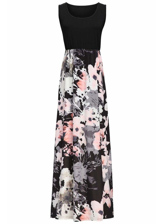 Lacavocor Womens Summer Maxi Dress Tank Top Sleeveless Long Dresses, Large, A7 - Image 4