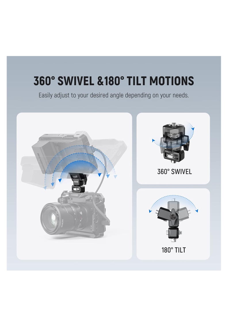 NEEWER MA004 Camera Monitor Mount With ARRI Locating black - Image 3