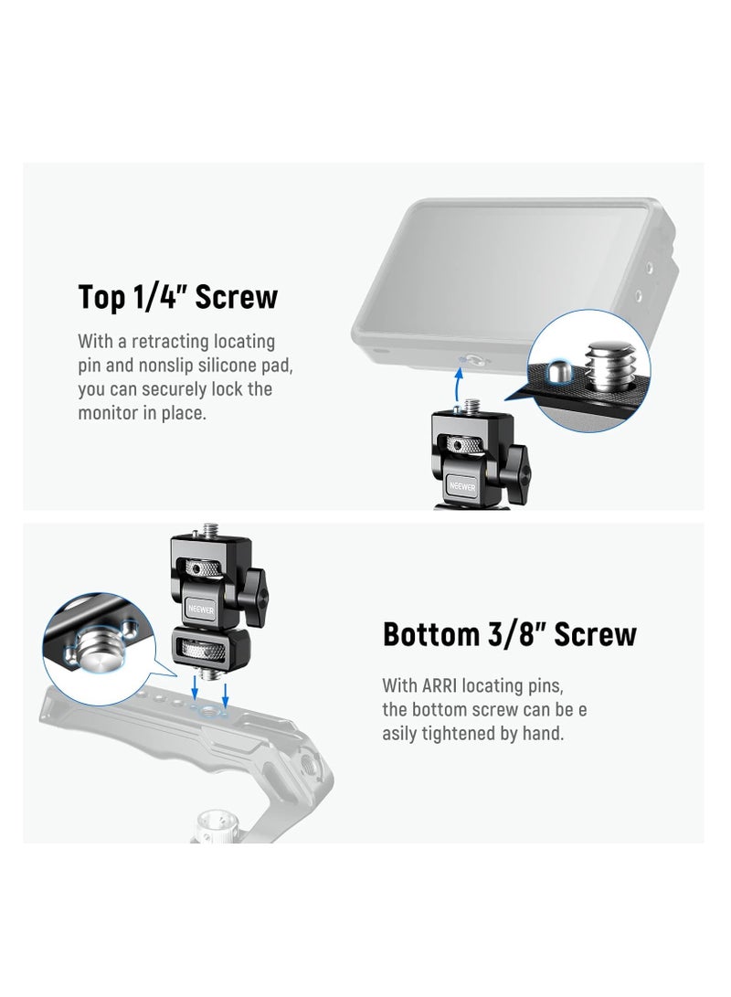 NEEWER MA004 Camera Monitor Mount With ARRI Locating black - Image 2