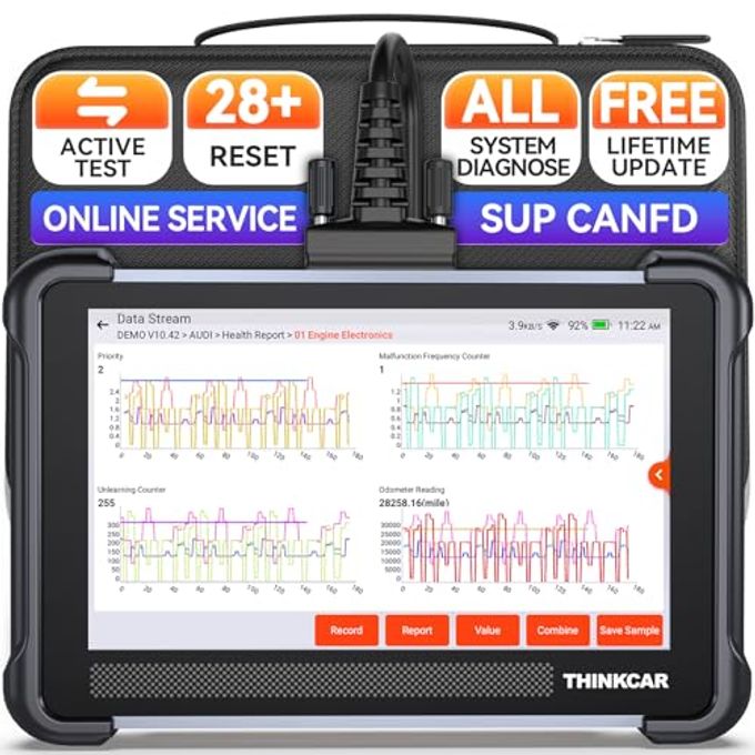 THINKCAR Bidirectional Scan Tool, Thinkscan 672 All System Obd2 Scanner Diagnostic Tool, 28 Reset,Scanner For Car With Active Test, Fca Autoauth,Canfd, Free Lifetime Upgrade,Automotive Diagnostic Tool - Image 1