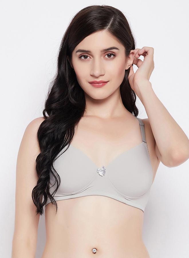Clovia Solid Padded Full Cup Wire Free T-shirt Bra - Image 2