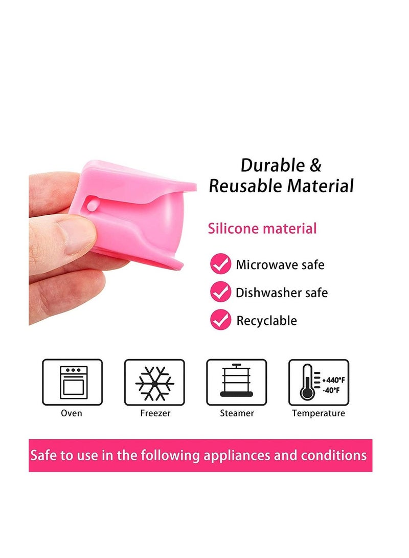 Y&D 4 Pieces Silicone Keychain Mold Mini Glass Goblet Tumbler Bottle Shape Fondant for DIY Pendant Trinket Luggage Tag Pudding Jelly Shots Desserts Candy Cake - Image 5