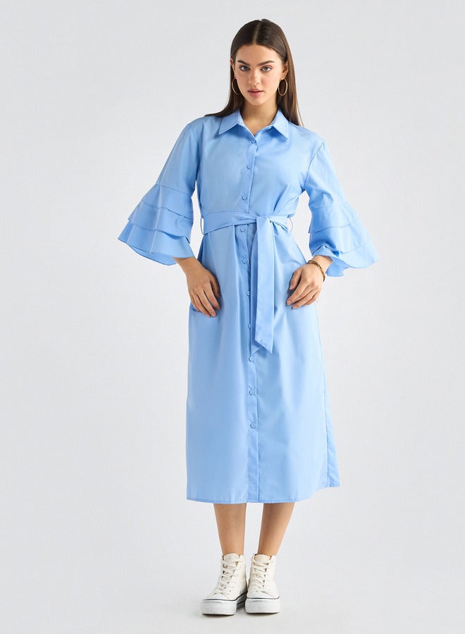 Splash FAV Tiered Sleeve Dress - Image 1