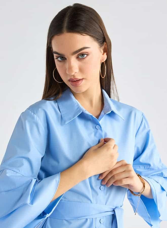 Splash FAV Tiered Sleeve Dress - Image 4