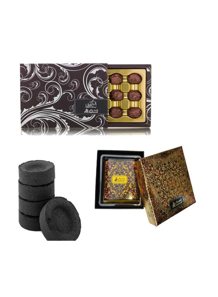 Asghar Ali Shorouk Incense With Jujube Incense And Fast-Burning Charcoal - Image 1