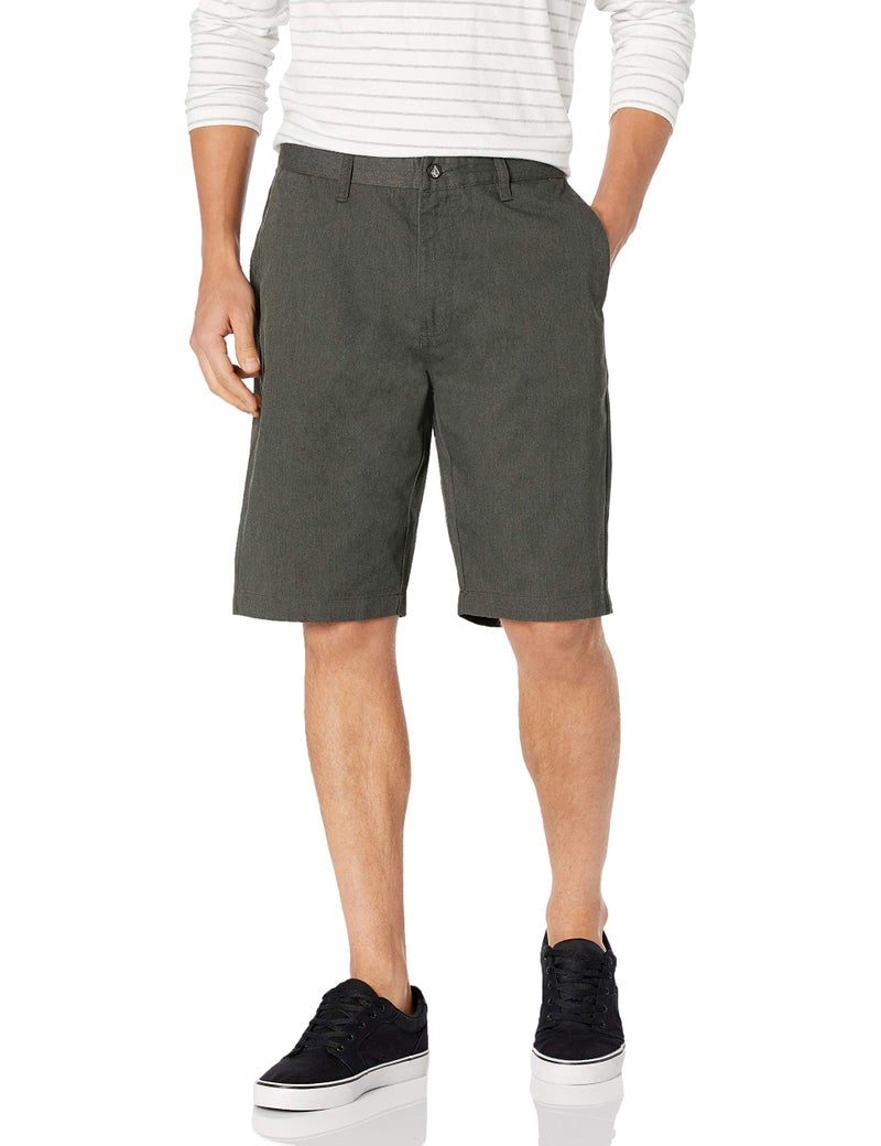 Volcom Men's Vmonty Chino Shorts Charcoal Heather 38 - Image 1