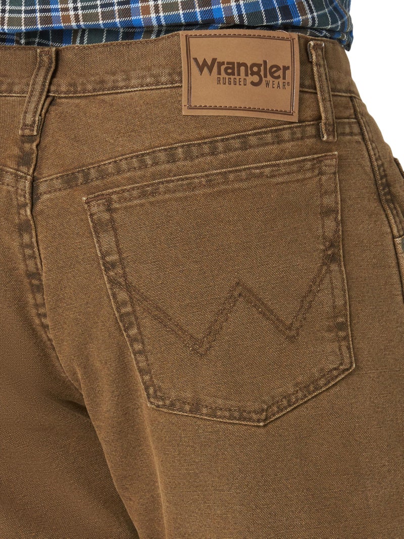 Wrangler Men's Rugged Wear Woodland Thermal Jean ,Night Brown,33x30 - Image 3