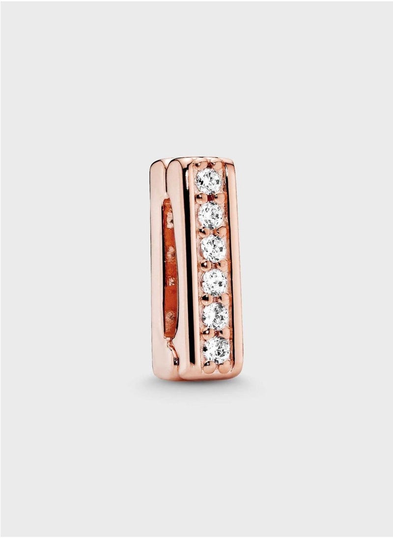 PANDORA Sparkling Clip Charm  - Image 1