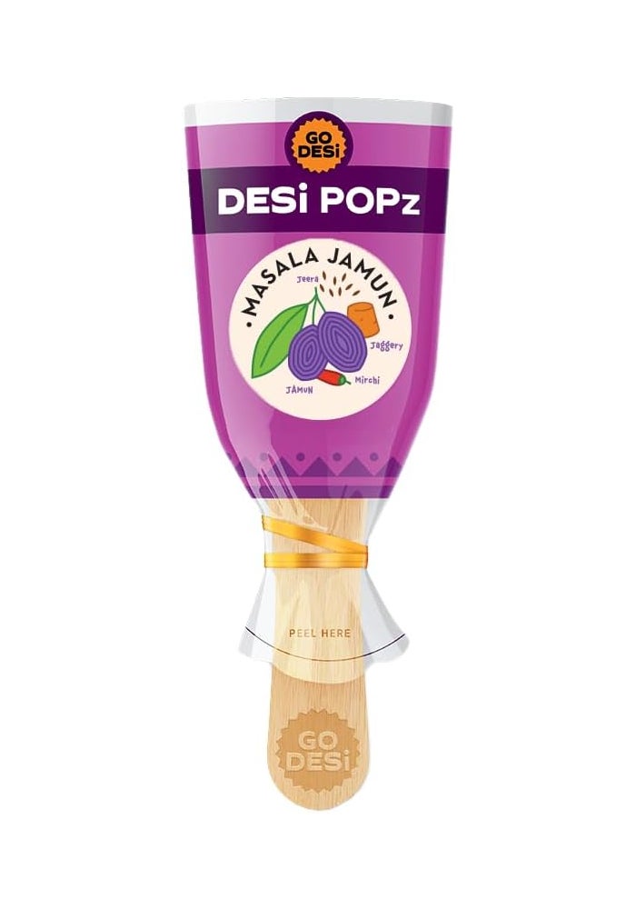 GO DESi POPz Masala Jamun Lollipops - 40 Pieces of Sweet and Spicy Fruit Snacks - Image 4