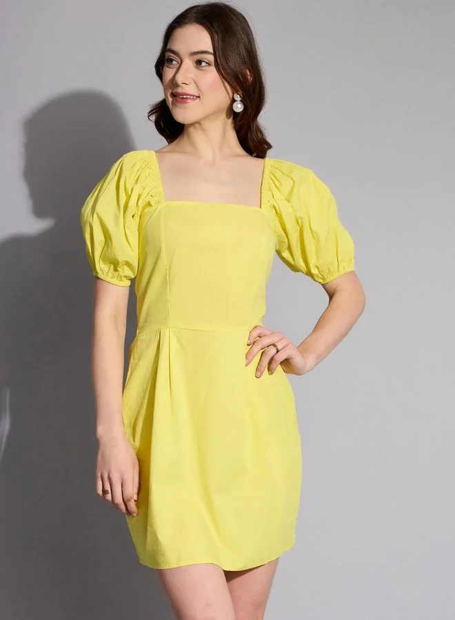 مرفوعة Women Regular Fit Casual Solid Shift Dress