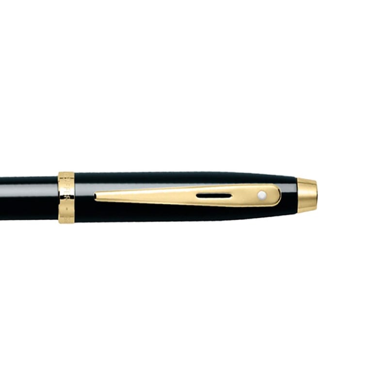 SHEAFFER قلم شيفر 100 E9322 أسود لامع مع تفاصيل باللون الذهبي - Image 5