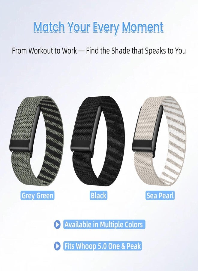 FUREHON Nylon Wristband Compatible with Whoop 5.0 One/Peak, Breathable Adjustable Replacement Strap for Whoop Band 5.0, Fitness Tracker Band, Soft & Lightweight - Image 5