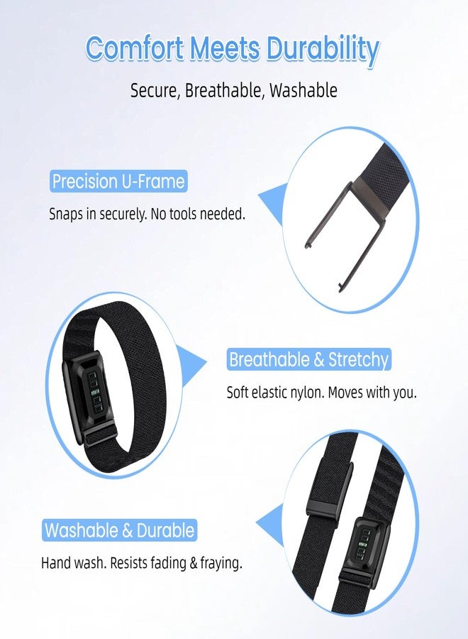 FUREHON Nylon Wristband Compatible with Whoop 5.0 One/Peak, Breathable Adjustable Replacement Strap for Whoop Band 5.0, Fitness Tracker Band, Soft & Lightweight - Image 3