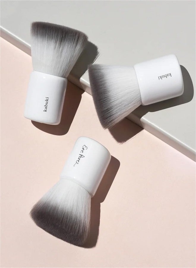 Ere Perez - Natural Eco Vegan Kabuki Makeup Brush | Multipurpose For Powder + Cream | Vegan Nylon Bristles, Cruelty-Free, Clean Beauty - Image 2