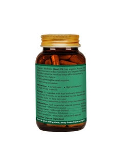 Organic Wellness Heart Fit Supplement With,Arjuna Reetha & Moringa | Balance Cholesterol Level | Good For Healthy Heart And Blood Circulation - 90 Veg Capsules  - Image 2