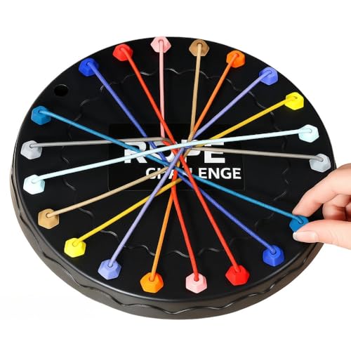 Satpurush Educational Rope Challenge Toys - Indoor Games for Kids 7-14 Years - Engaging Board Games for Family - Gift for Both Boys & Girls Age 8-10 - Develops Motor Skills & Problem Solving - Image 1