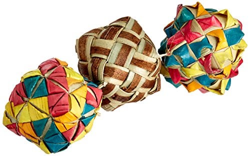 Planet Pleasures Woven Square Foot Toy 3 Pack Small - Image 1