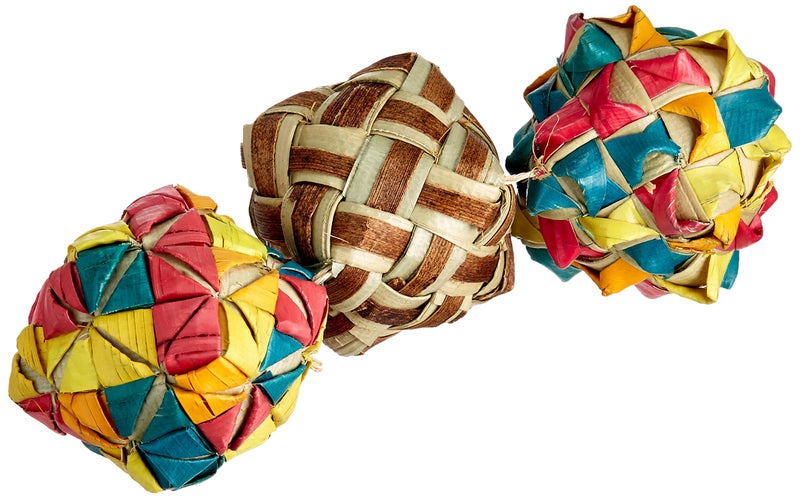 Planet Pleasures Woven Square Foot Toy 3 Pack Small - Image 2