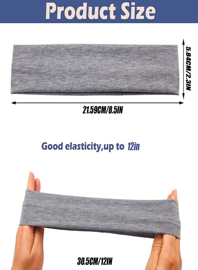 كاريد عصابات رأس رياضية لليوجا للنساء، عصابات رأس رياضية مرنة للبنات، عصابة رأس عريضة مانعة للانزلاق للتمارين الرياضية، عبوة من 16 قطعة، ألوان متعددة - Image 3