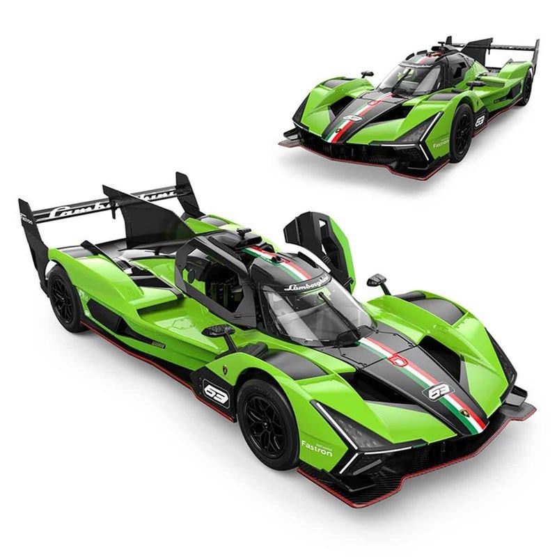 Rastar - Lamborghini SC63 1/14 Diecast Model with Remote Control - Green - 10150 - Image 4