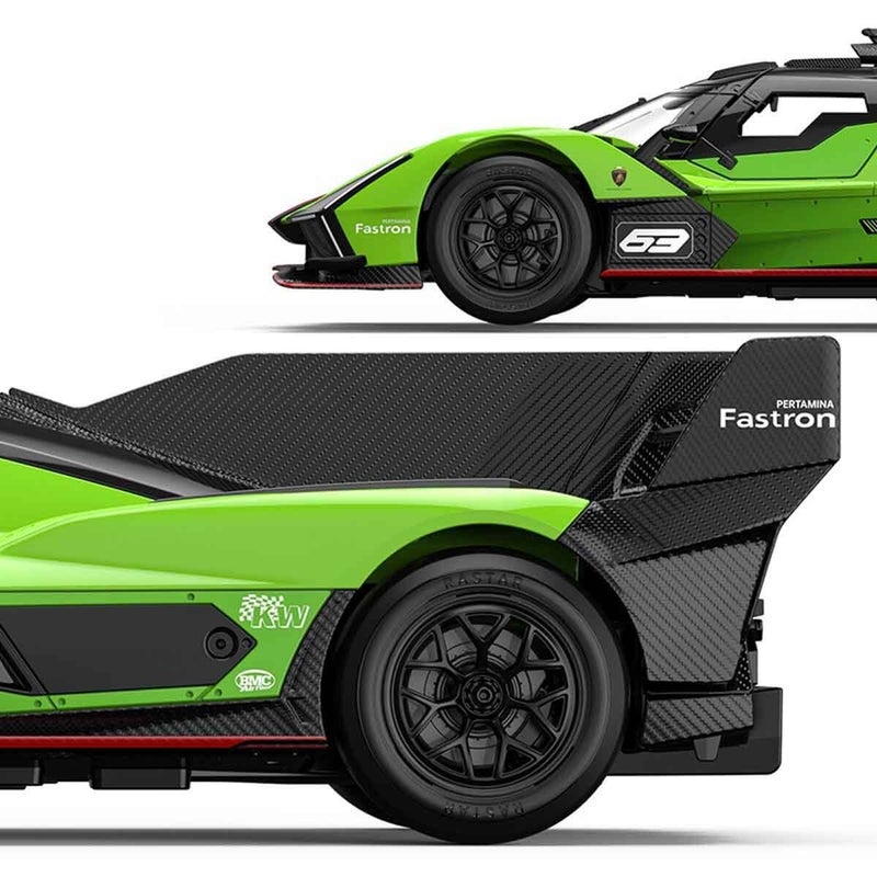 Rastar - Lamborghini SC63 1/14 Diecast Model with Remote Control - Green - 10150 - Image 3