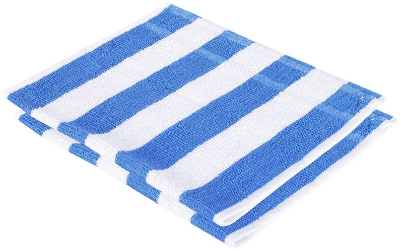 Cotton Colors Cotton Colors Cotton 300 GSM Hand Towel Set (Pack of 6, Striped)_D79  - Image 2
