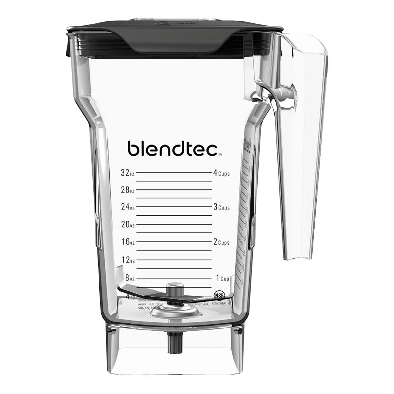 Blendtec 75 oz FourSide Jar - Four-Sided Blender Jar Compatible with Most Blenders - 32 oz Blending Capacity - Clear - Image 1