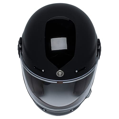 TORC T1 Unisex-Adult Retro Full-face-Helmet-Style Motorcycle (Gloss Black, Medium) - Image 4
