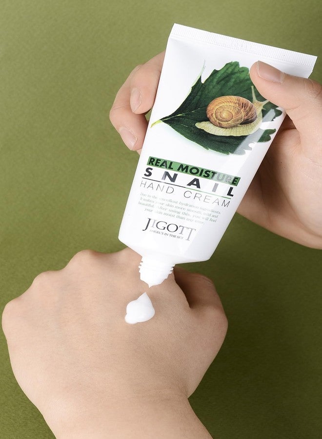 Jigott - Real Moisture Snail Hand & Foot Cream Set 3.4 FL OZ/100ml Each - Image 5