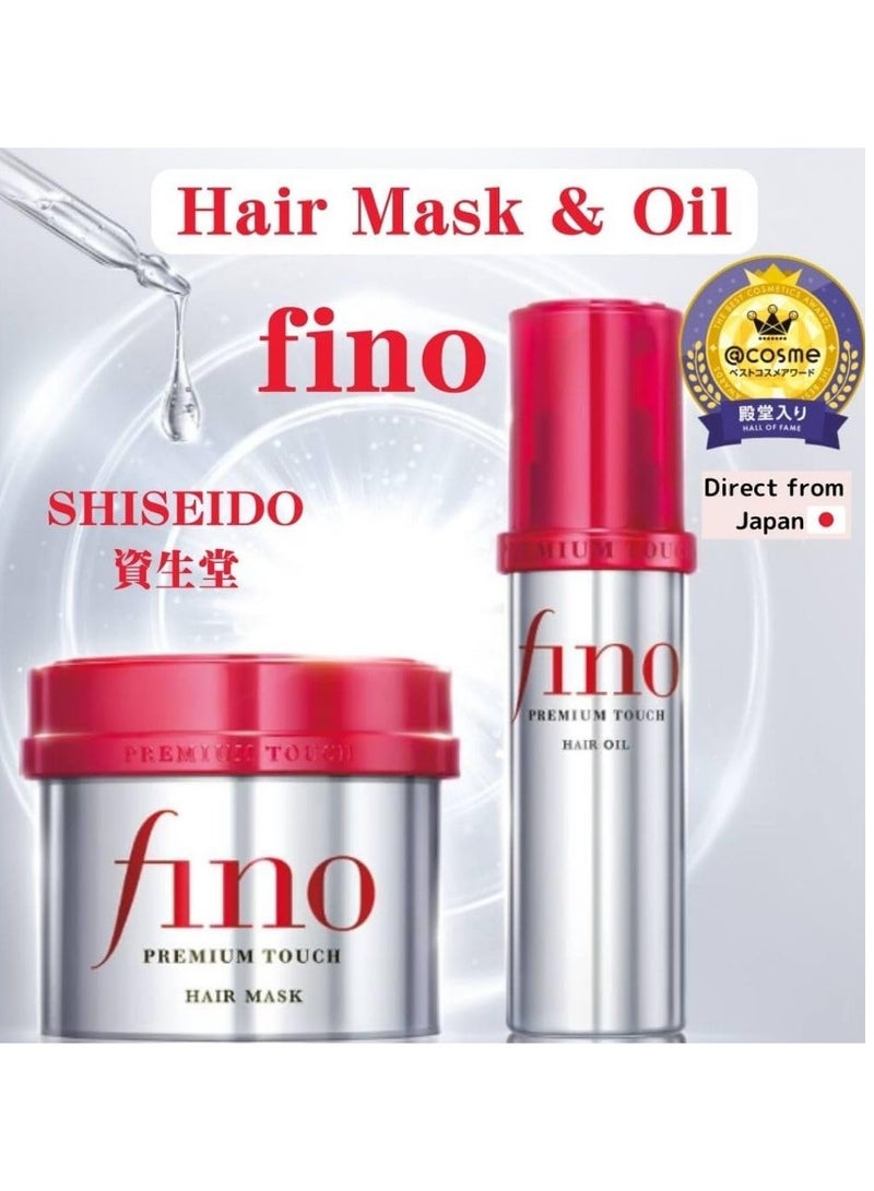 Fino Original FINO Hair Serum ,70ml and  hair Mask Treatment, 230g - Image 1