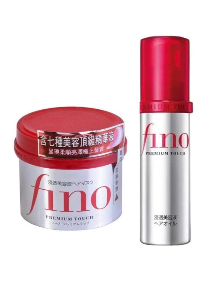 Fino Original FINO Hair Serum ,70ml and  hair Mask Treatment, 230g - Image 2