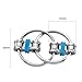 Gejoy 12 Pcs Bike Chain Fidget Toys Set Flippy Roller Chain Sensory Rings Bulk Handheld Toy Key Anxiety Relief Learning Help for Adults Teenagers ADHD Add Autism6 Colors - Image 4