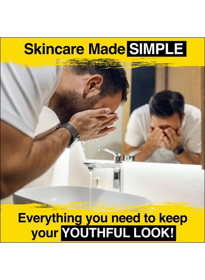 لومين مجموعة العناية الكاملة بالبشرة للرجال من لومين تتضمن: غسول الوجه بالفحم، مقشر الفحم، مرطب الوجه، مصل التجاعيد، زيت التعافي وبلسم حماية الهالات السوداء - Image 5